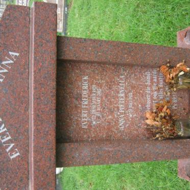 POTGIETER Evert Frederick 1920-2002 &amp; Anna Pieternella 1924-