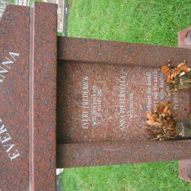 POTGIETER Evert Frederick 1920-2002 &amp; Anna Pieternella 1924-