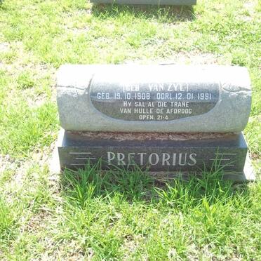 PRETORIUS nee VAN ZYL 1908-1991