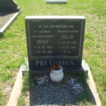 PRETORIUS Dolf 1921-1989 &amp; Nelie 1929-1998