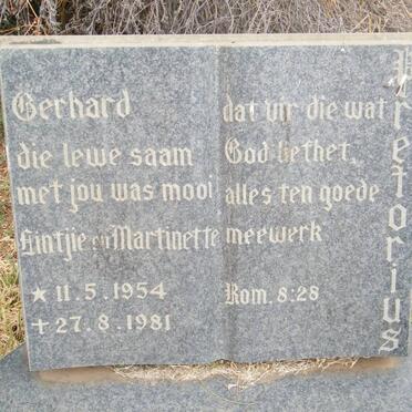 PRETORIUS Gerhard 1954-1981