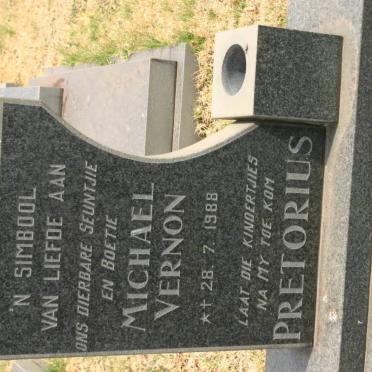 PRETORIUS Michael Vernon 1988-1988