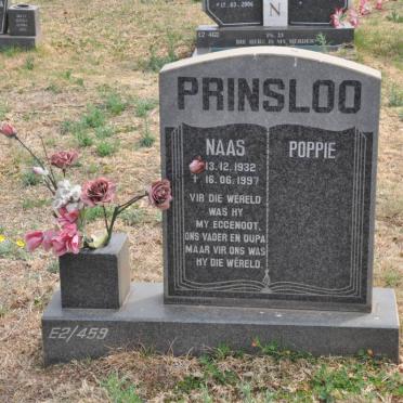 PRINSLOO Naas 1932-1997 &amp; Poppie