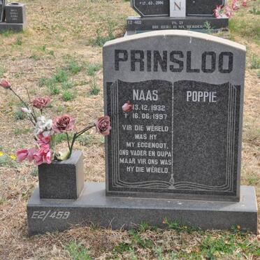 PRINSLOO Naas 1932-1997 &amp; Poppie