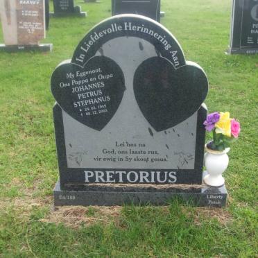 PRETORIUS Johannes Petrus Stephanus 1945-2003