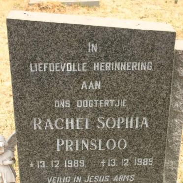 PRINSLOO Rachel Sophia 1989-1989