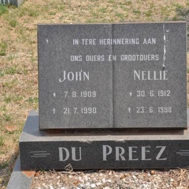 PREEZ John, du 1909-1990 &amp; Nellie 1912-1998