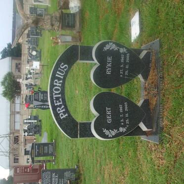 PRETORIUS Gert 1967-2005 &amp; Rykie 1967-2005