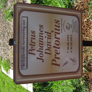 PRETORIUS Petrus Johannes David 1928-2011