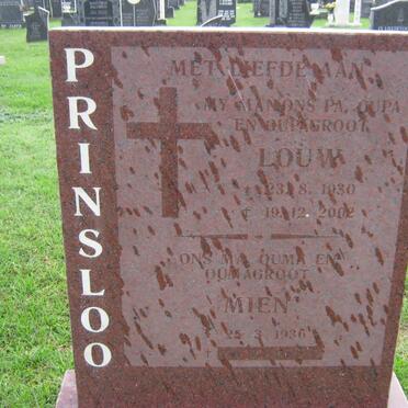 PRINSLOO Louw 1930-2002 &amp; Mien 1936-