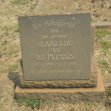 PLESSIS Claartjie, du 1896-1963