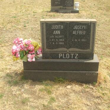 PLOTZ Judith Ann nee ELLIOTT 1954-1993