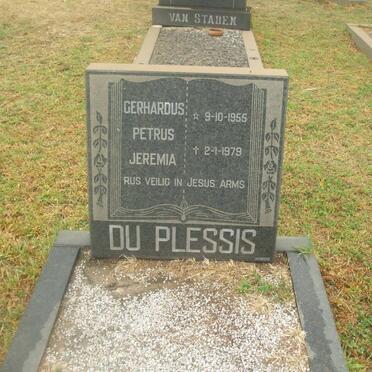 PLESSIS Gerhardus Petrus Jeremia, du 1955-1979