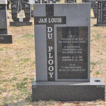 PLOOY Jan Louis, du 1910-2005