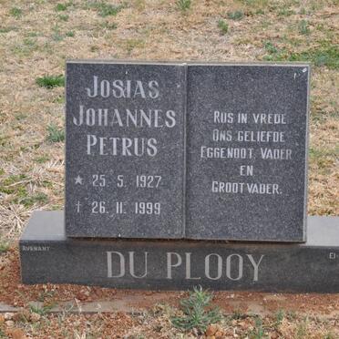 PLOOY Josias Johannes Petrus, du 1927-1999