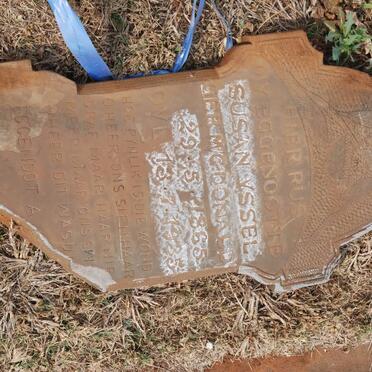 YSSEL Susan nee MCDONALD 1865-1935