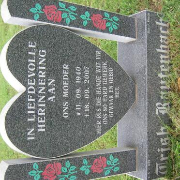 RAUTENBACH Trish 1940-2007