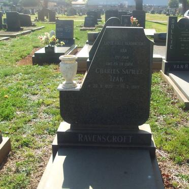 RAVENSCROFT Charles Samuel Izak 1920-1989