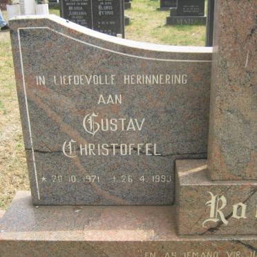 RAATS Jacques René 1966-1993 :: RAATS Gustav Christiaan 1971-1993