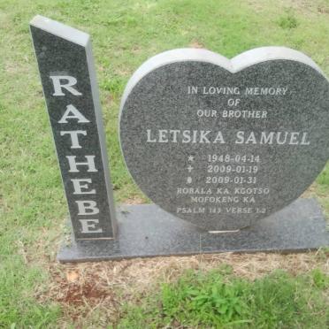 RATHEBE Letsika Samuel 1948-2009