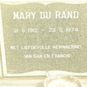 RAND Mary, du 1912-1974