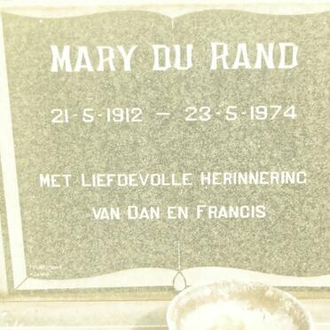 RAND Mary, du 1912-1974