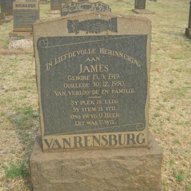 RENSBURG James, van 1919-1950