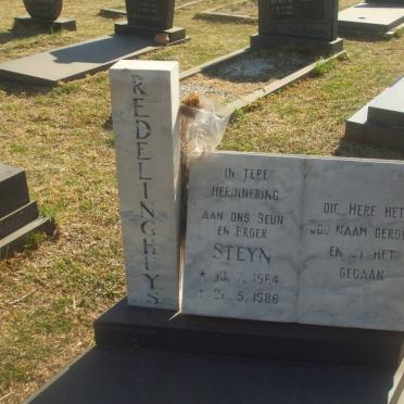 REDELINGHUYS Steyn 1964-1986