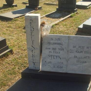 REDELINGHUYS Steyn 1964-1986