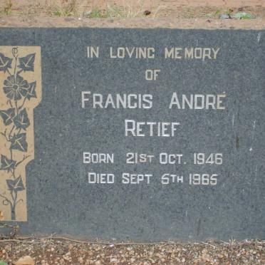 RETIEF Francis André 1946-1965