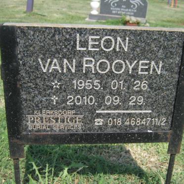 ROOYEN Leon, van 1955-2010