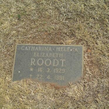 ROODT Catharina Helena Elizabeth 1929-1991