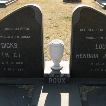 ROUX Louis Hendrik Josephus 1927-1983 &amp; H.C. 1929-1997