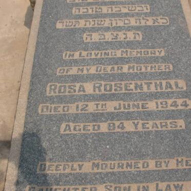 ROSENTHAL Rosa -1944
