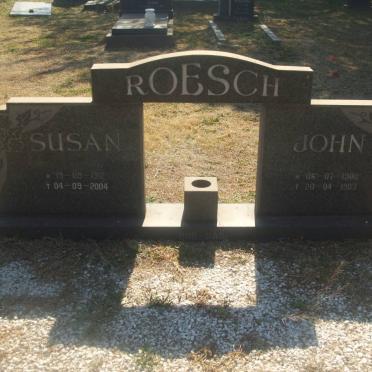 ROESCH John 1908-1983 &amp; Susan 1912-2004
