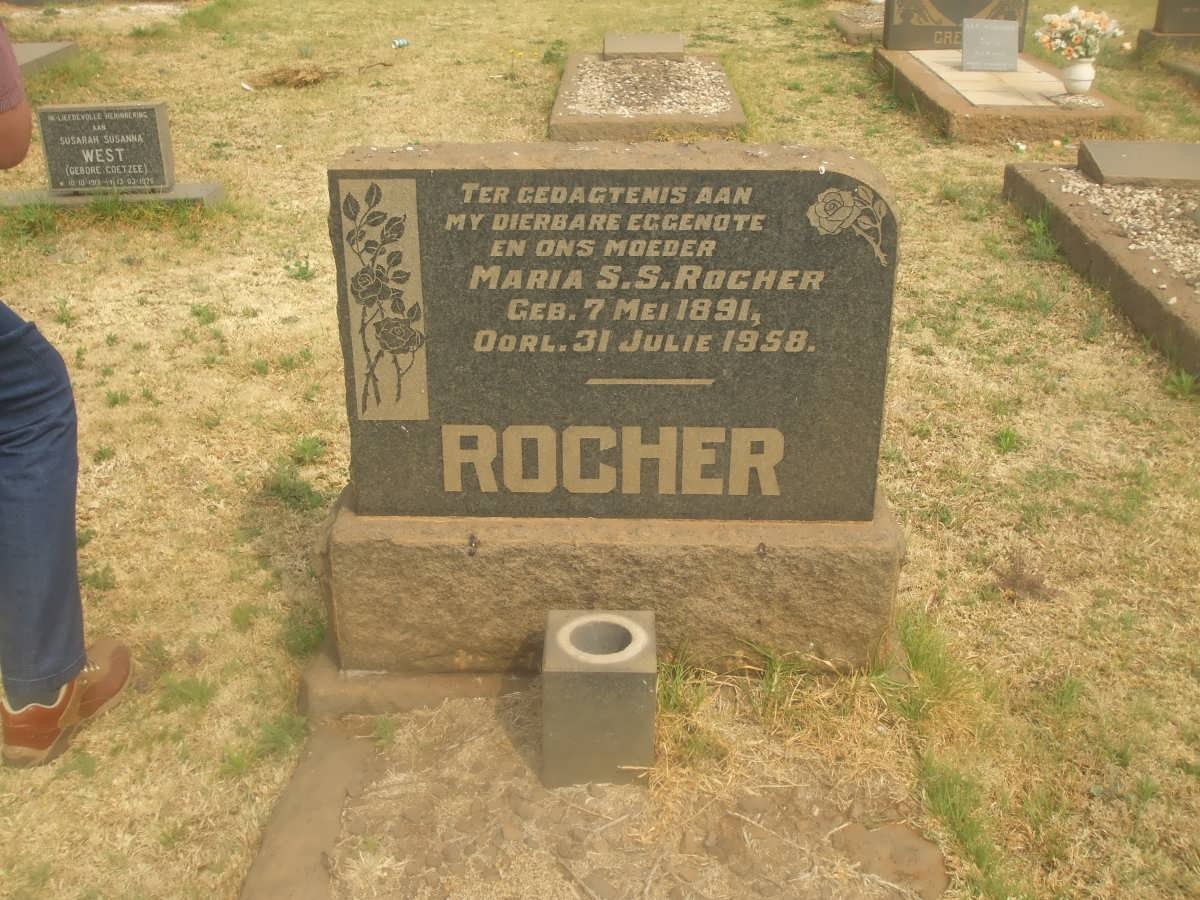 ROCHER Maria S.S. 1891-1958