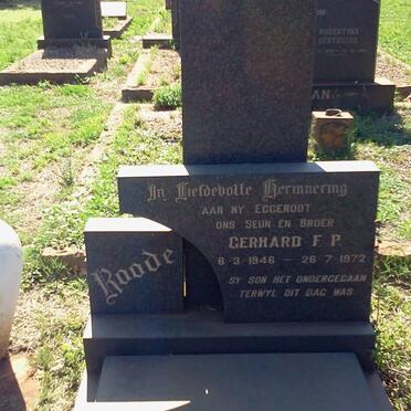 ROODE GRAVE