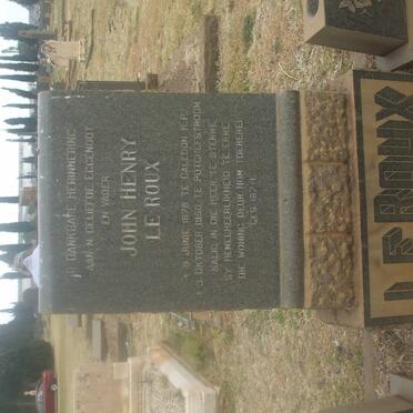 ROUX John Henry, le 1878-1950