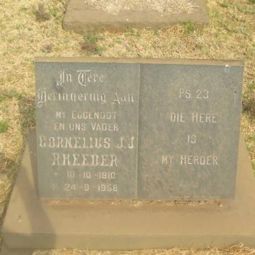 RHEEDER Cornelius J.J. 1910-1958