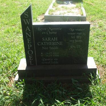SWANEPOEL Sarah Catherine nee SMITH 1916-1988