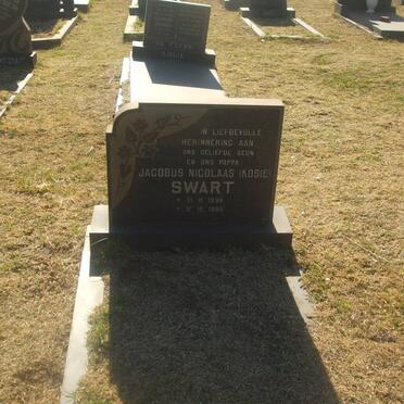 SWART Jacobus Nicolaas 1938-1985