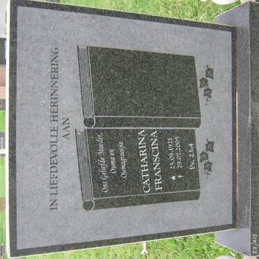 SWIEGERS Catharina Franscina 1921-2005