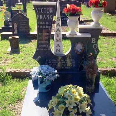 SAAYMAN Victor Frank 1943-2007