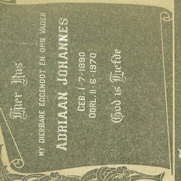 SCHEMPERS Adriaan Johannes 1890-1970