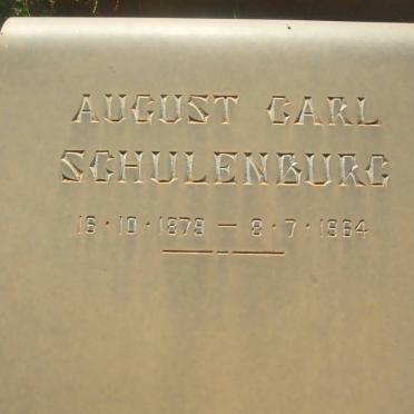 SCHULENBURG August Carl 1879-1964