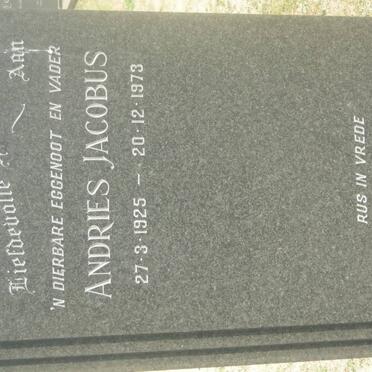 SCHOLTZ Andries Jacobus 1925-1973