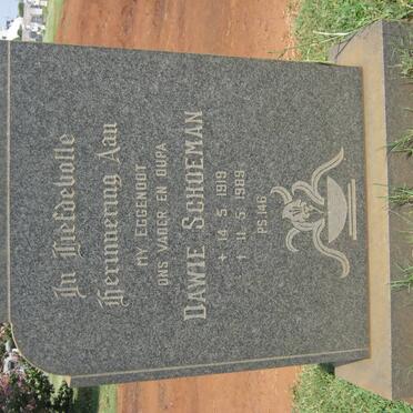 SCHOEMAN Dawie 1919-1989