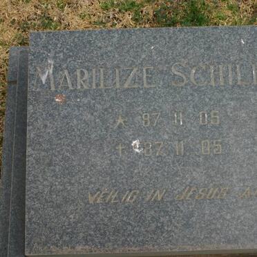 SCHILLING Marilize 1987-1987