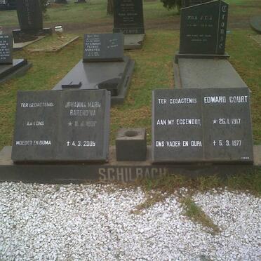 SCHILBACH Edward Court 1917-1977 &amp; Johanna Maria Barendina 1921-2009