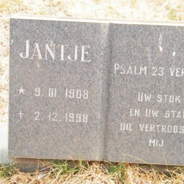 SCHOONHOVEN Jantje 1908-1998